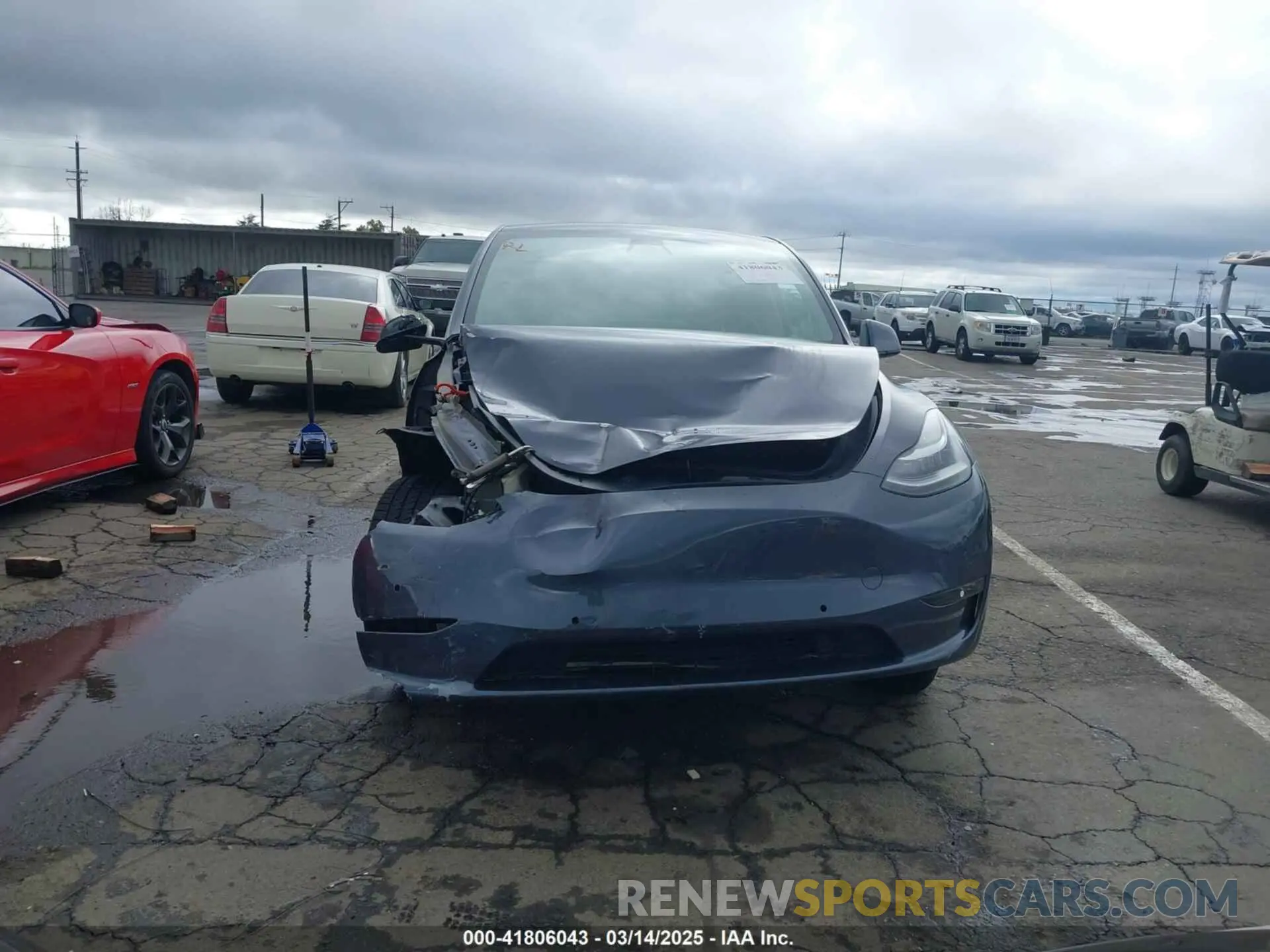 13 Photograph of a damaged car 7SAYGDEE8NF317482 TESLA MODEL Y 2022