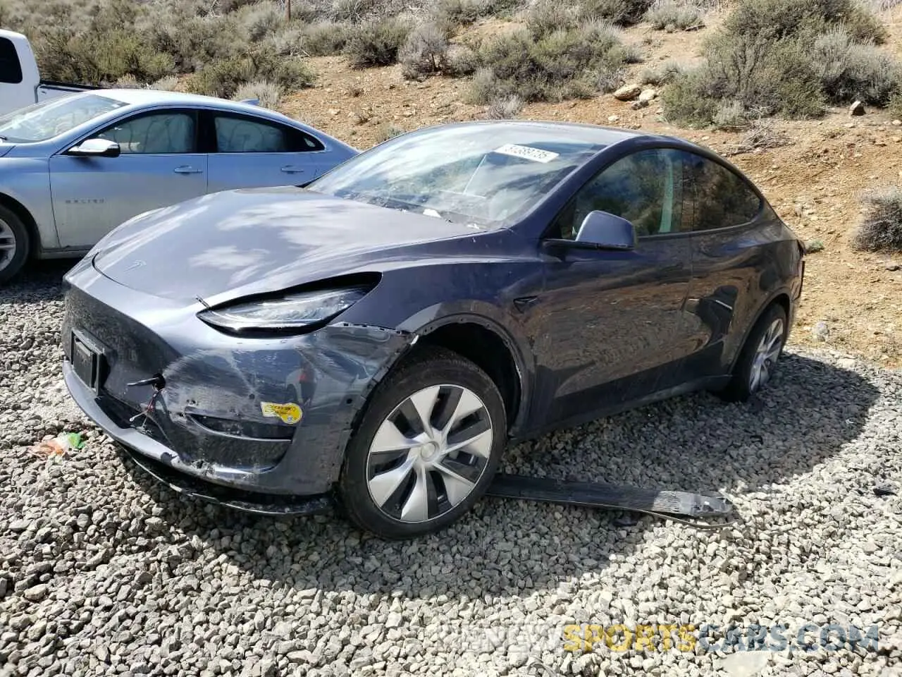1 Photograph of a damaged car 7SAYGDEE8NF323945 TESLA MODEL Y 2022