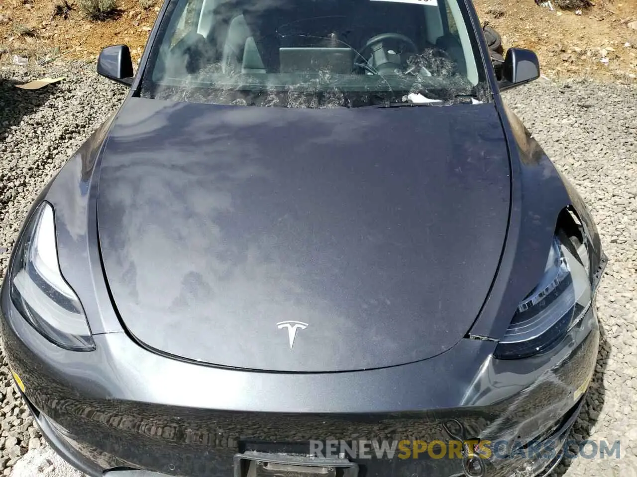 12 Photograph of a damaged car 7SAYGDEE8NF323945 TESLA MODEL Y 2022
