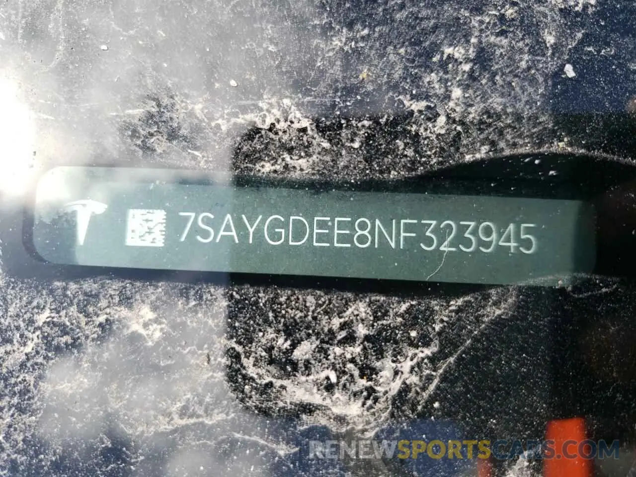 13 Photograph of a damaged car 7SAYGDEE8NF323945 TESLA MODEL Y 2022