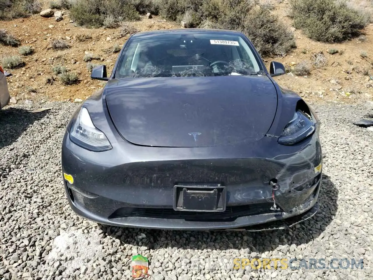 5 Photograph of a damaged car 7SAYGDEE8NF323945 TESLA MODEL Y 2022