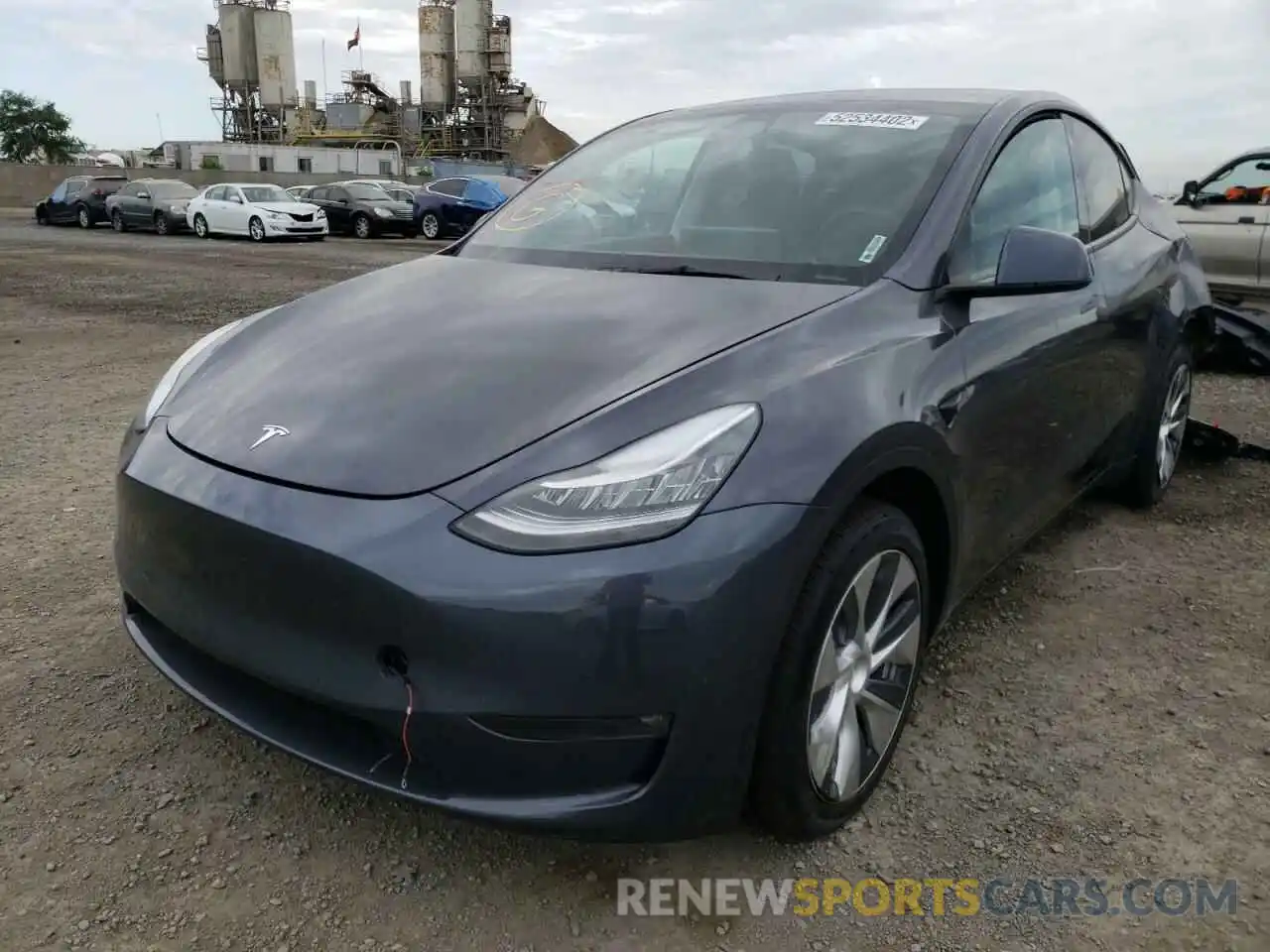 2 Photograph of a damaged car 7SAYGDEE8NF327896 TESLA MODEL Y 2022