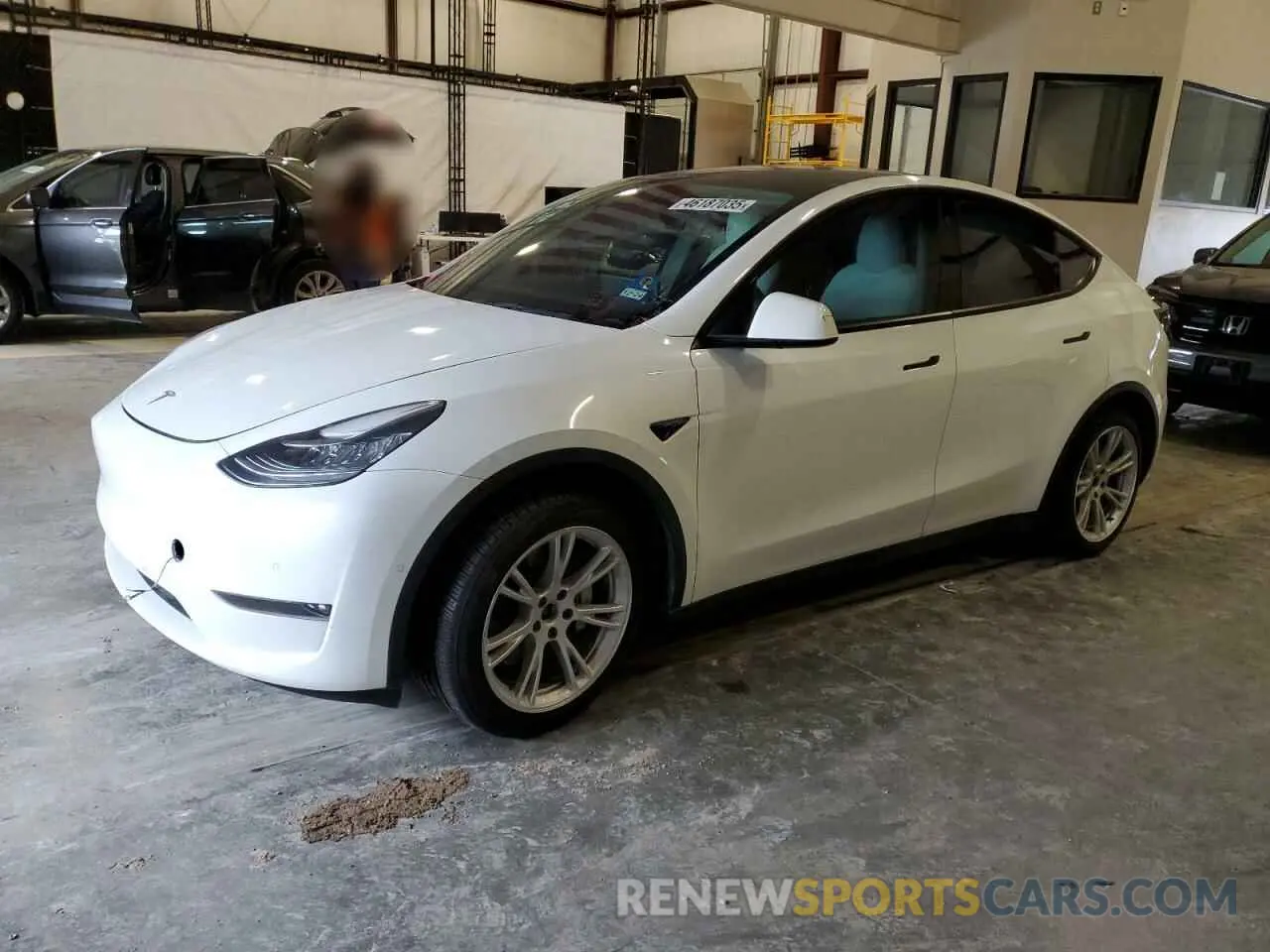 1 Photograph of a damaged car 7SAYGDEE8NF339790 TESLA MODEL Y 2022