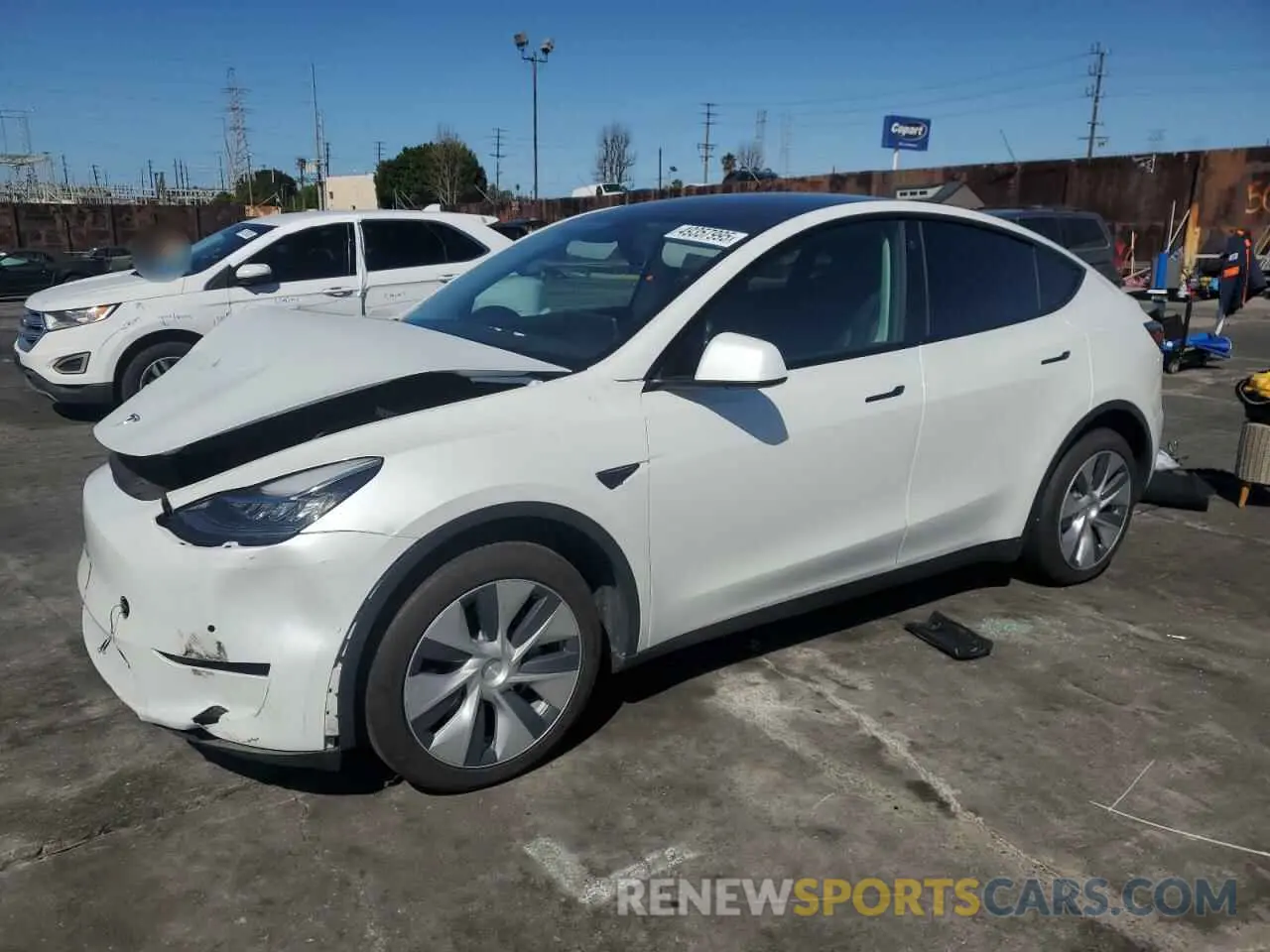 1 Photograph of a damaged car 7SAYGDEE8NF340096 TESLA MODEL Y 2022