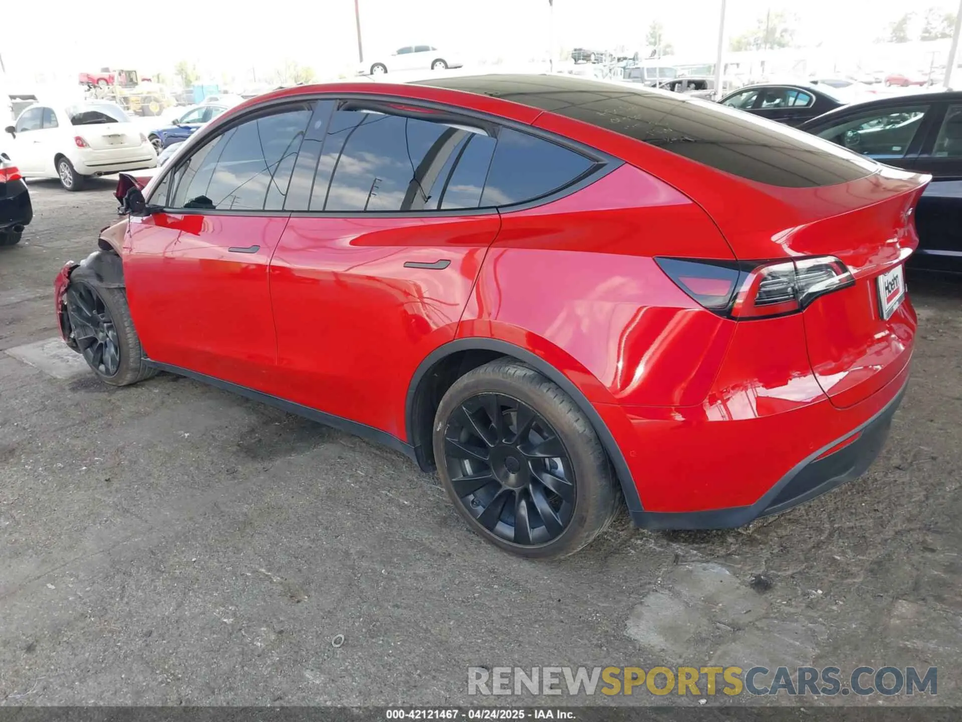3 Photograph of a damaged car 7SAYGDEE8NF349395 TESLA MODEL Y 2022