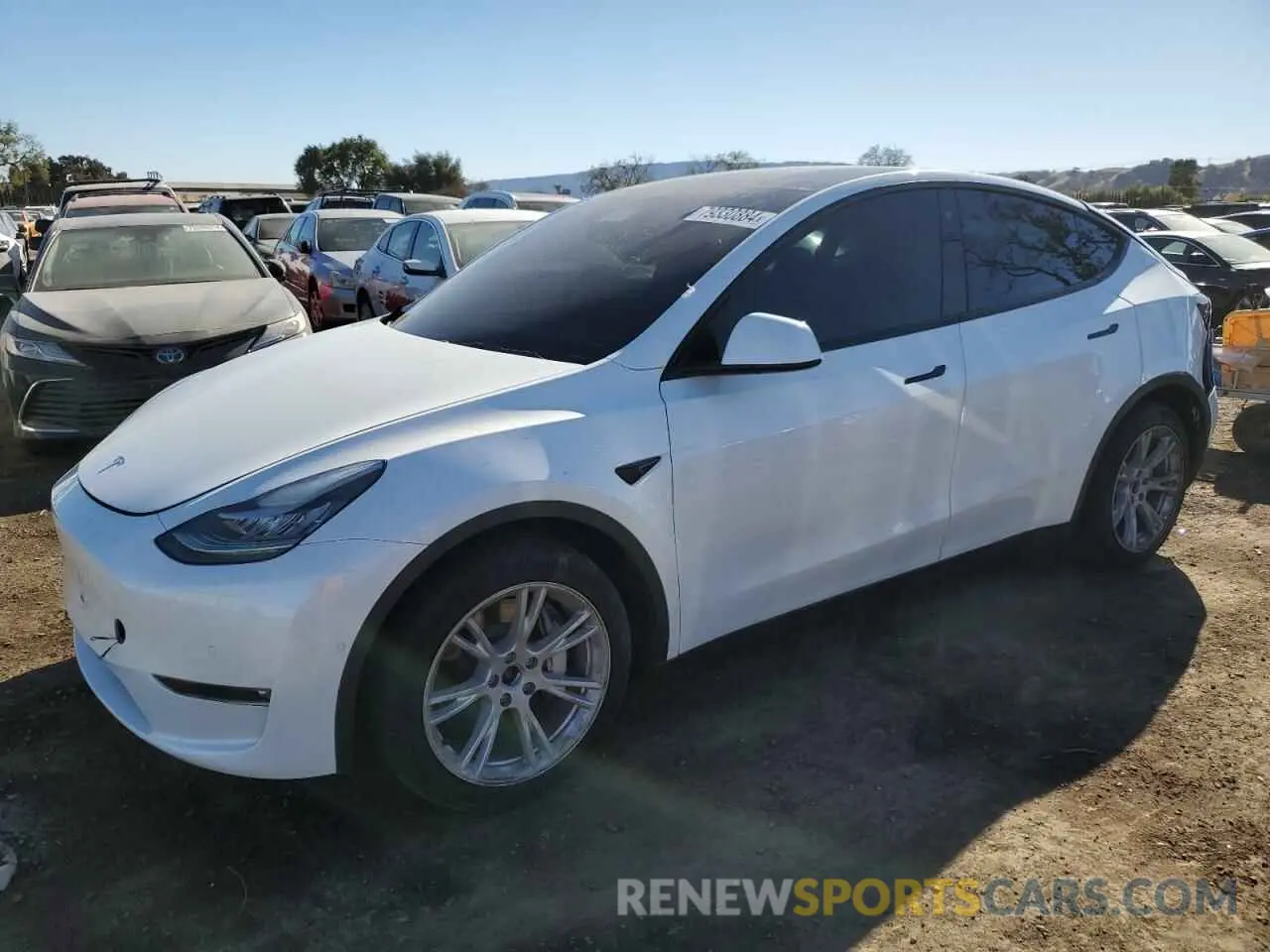 1 Photograph of a damaged car 7SAYGDEE8NF403617 TESLA MODEL Y 2022