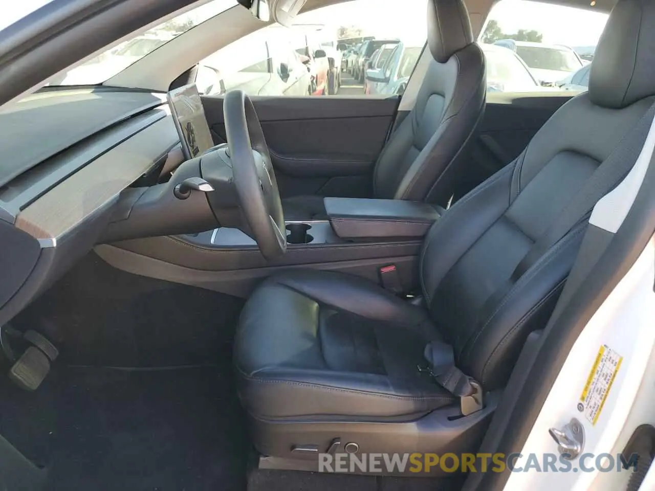 7 Photograph of a damaged car 7SAYGDEE8NF403617 TESLA MODEL Y 2022