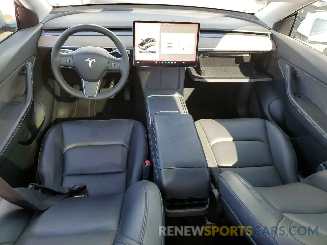 8 Photograph of a damaged car 7SAYGDEE8NF403617 TESLA MODEL Y 2022