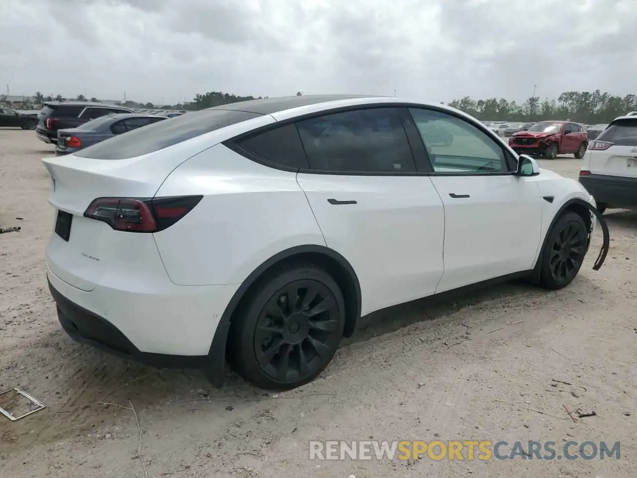 3 Photograph of a damaged car 7SAYGDEE8NF431644 TESLA MODEL Y 2022