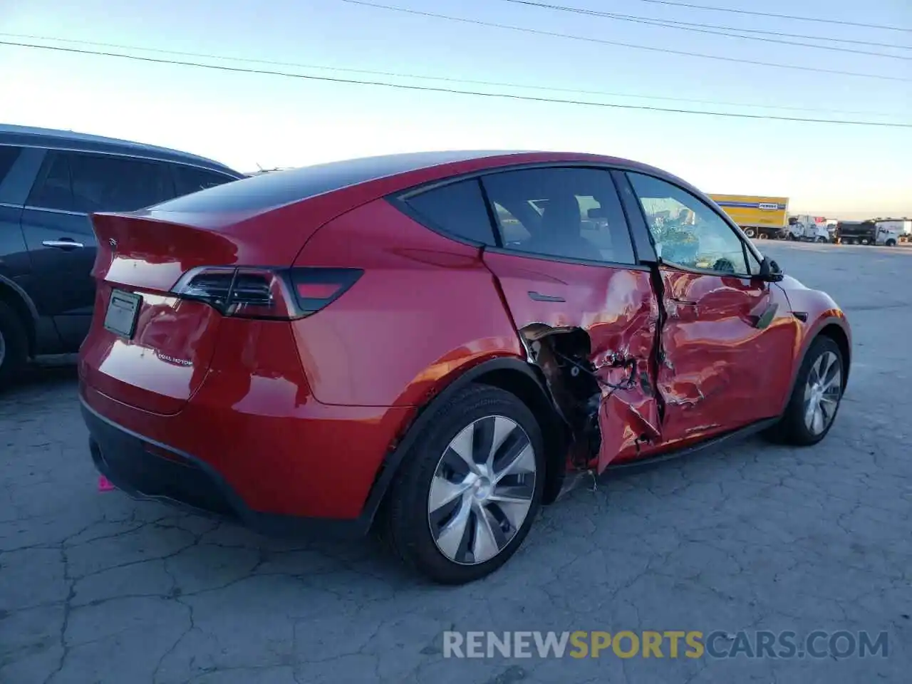 3 Photograph of a damaged car 7SAYGDEE8NF437220 TESLA MODEL Y 2022