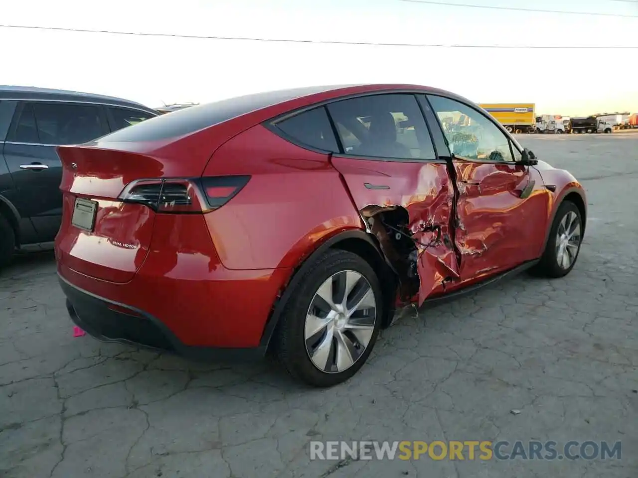 6 Photograph of a damaged car 7SAYGDEE8NF437220 TESLA MODEL Y 2022