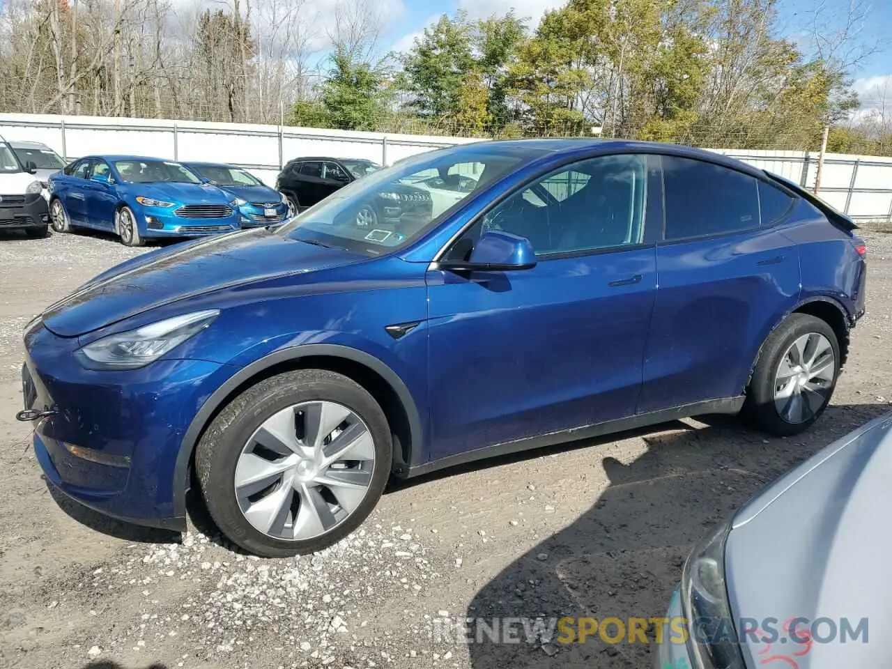 1 Photograph of a damaged car 7SAYGDEE8NF463185 TESLA MODEL Y 2022