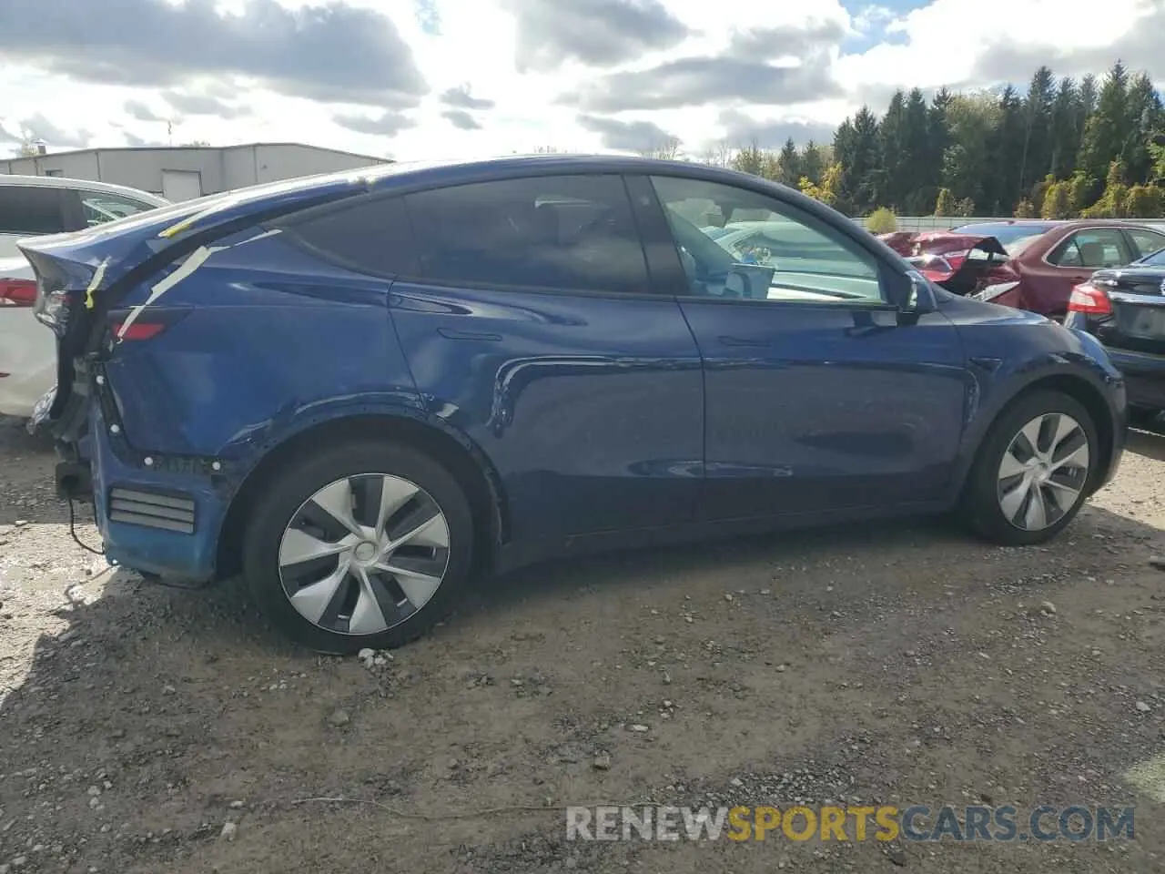 3 Photograph of a damaged car 7SAYGDEE8NF463185 TESLA MODEL Y 2022