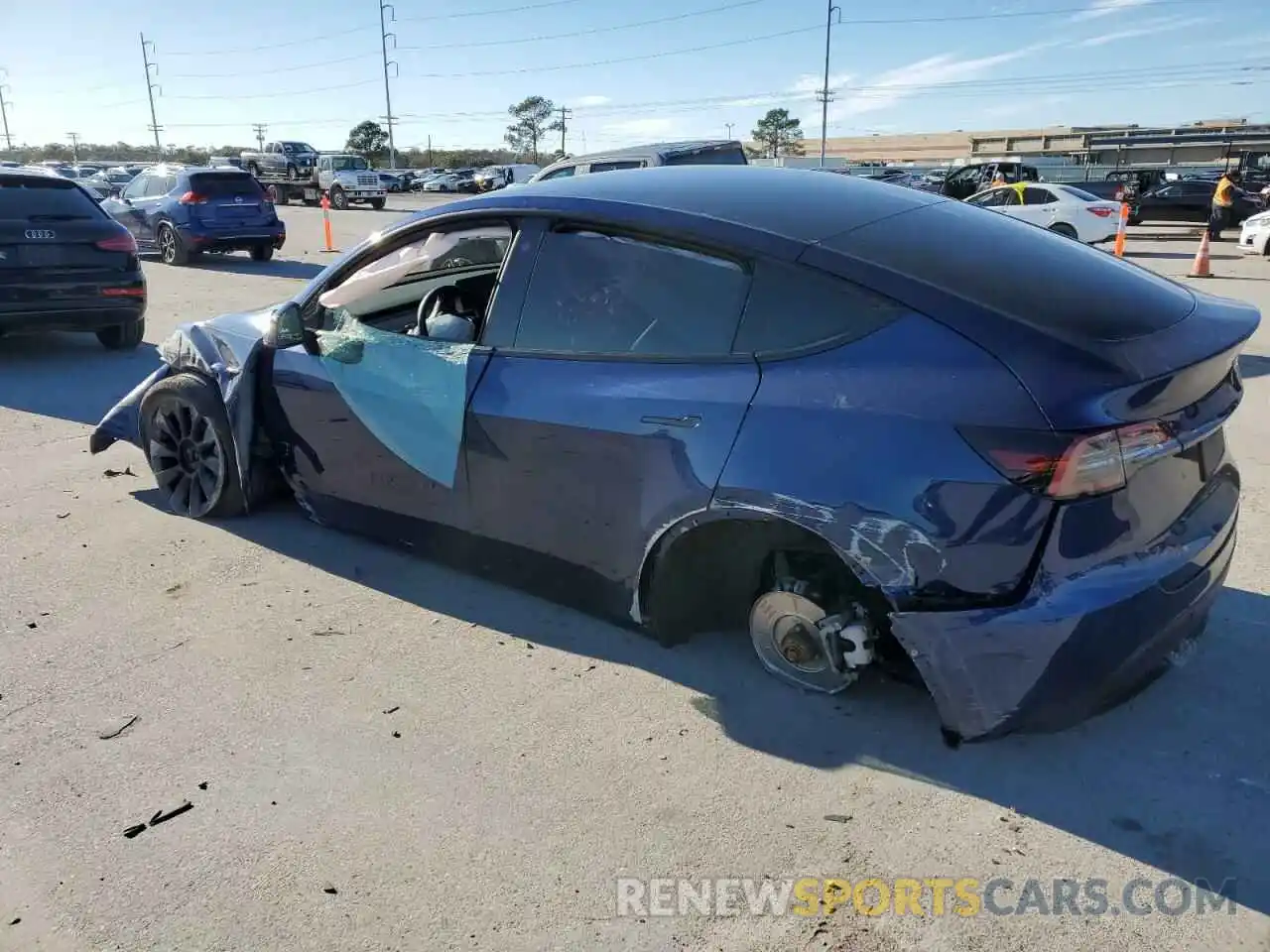 2 Photograph of a damaged car 7SAYGDEE8NF481041 TESLA MODEL Y 2022