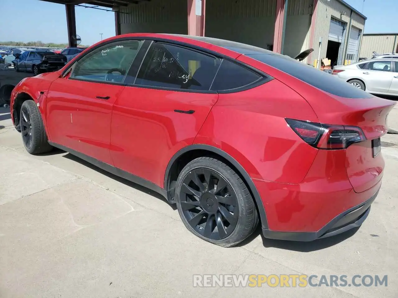 2 Photograph of a damaged car 7SAYGDEE8NF481444 TESLA MODEL Y 2022