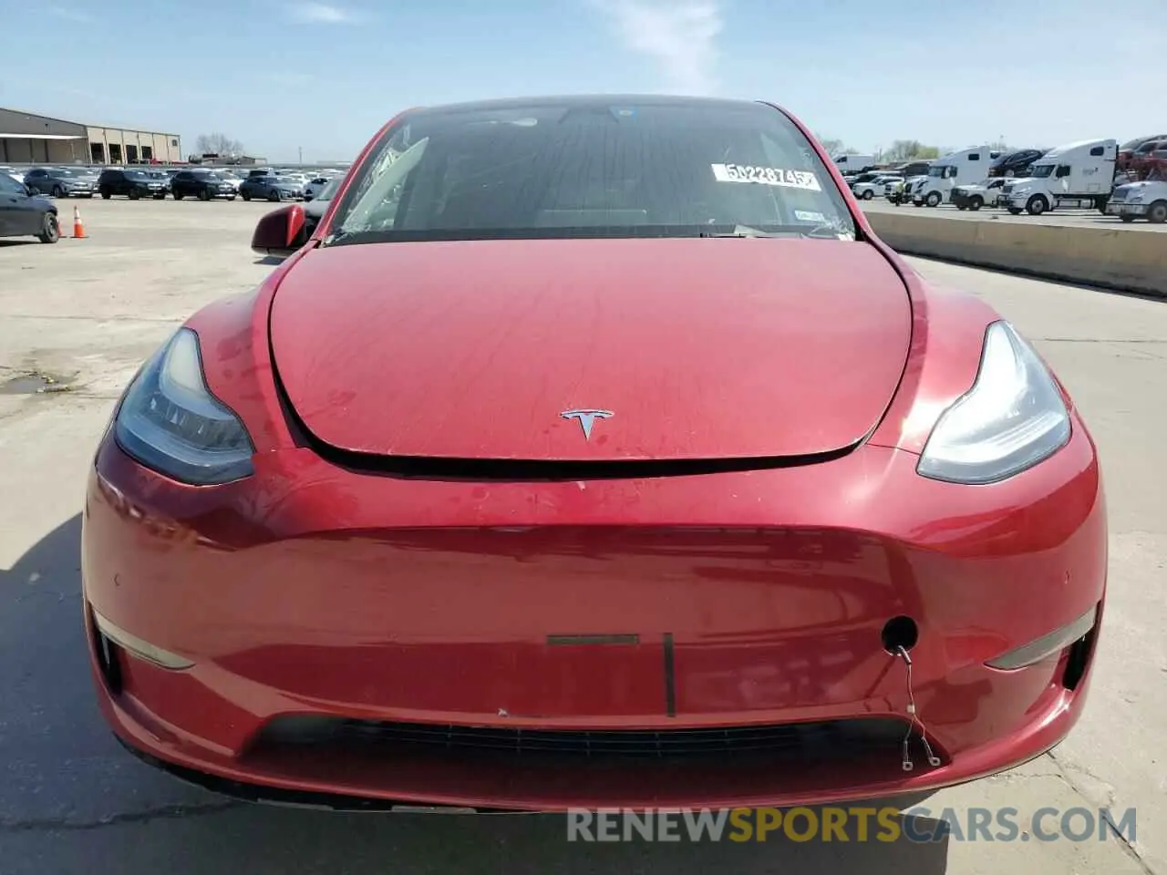 5 Photograph of a damaged car 7SAYGDEE8NF481444 TESLA MODEL Y 2022