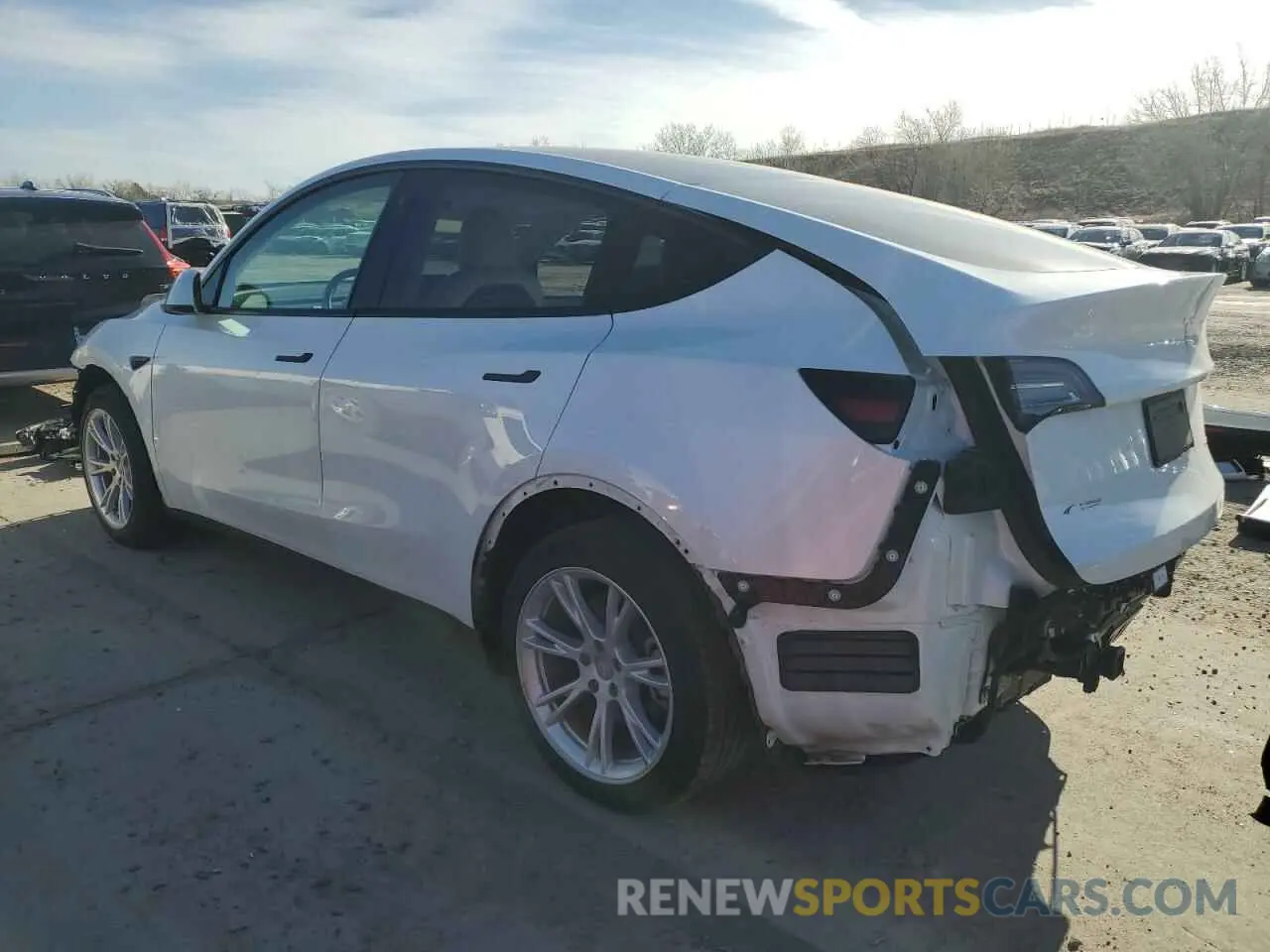 2 Photograph of a damaged car 7SAYGDEE8NF515141 TESLA MODEL Y 2022