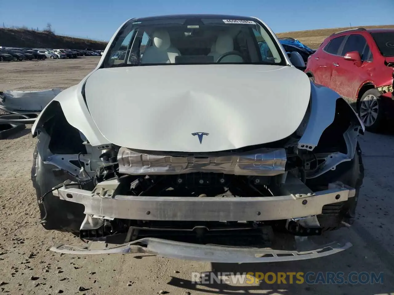 5 Photograph of a damaged car 7SAYGDEE8NF515141 TESLA MODEL Y 2022