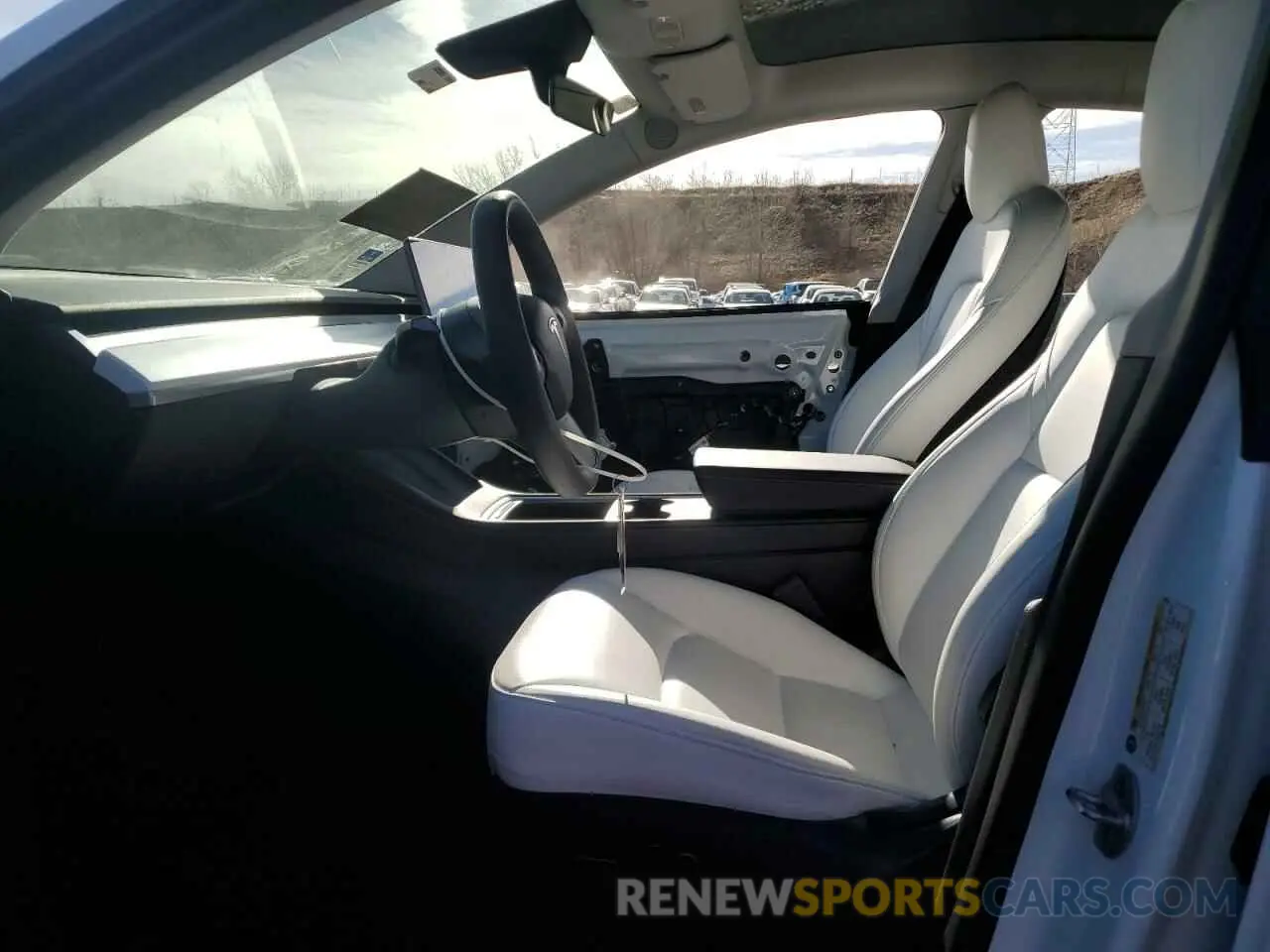 7 Photograph of a damaged car 7SAYGDEE8NF515141 TESLA MODEL Y 2022