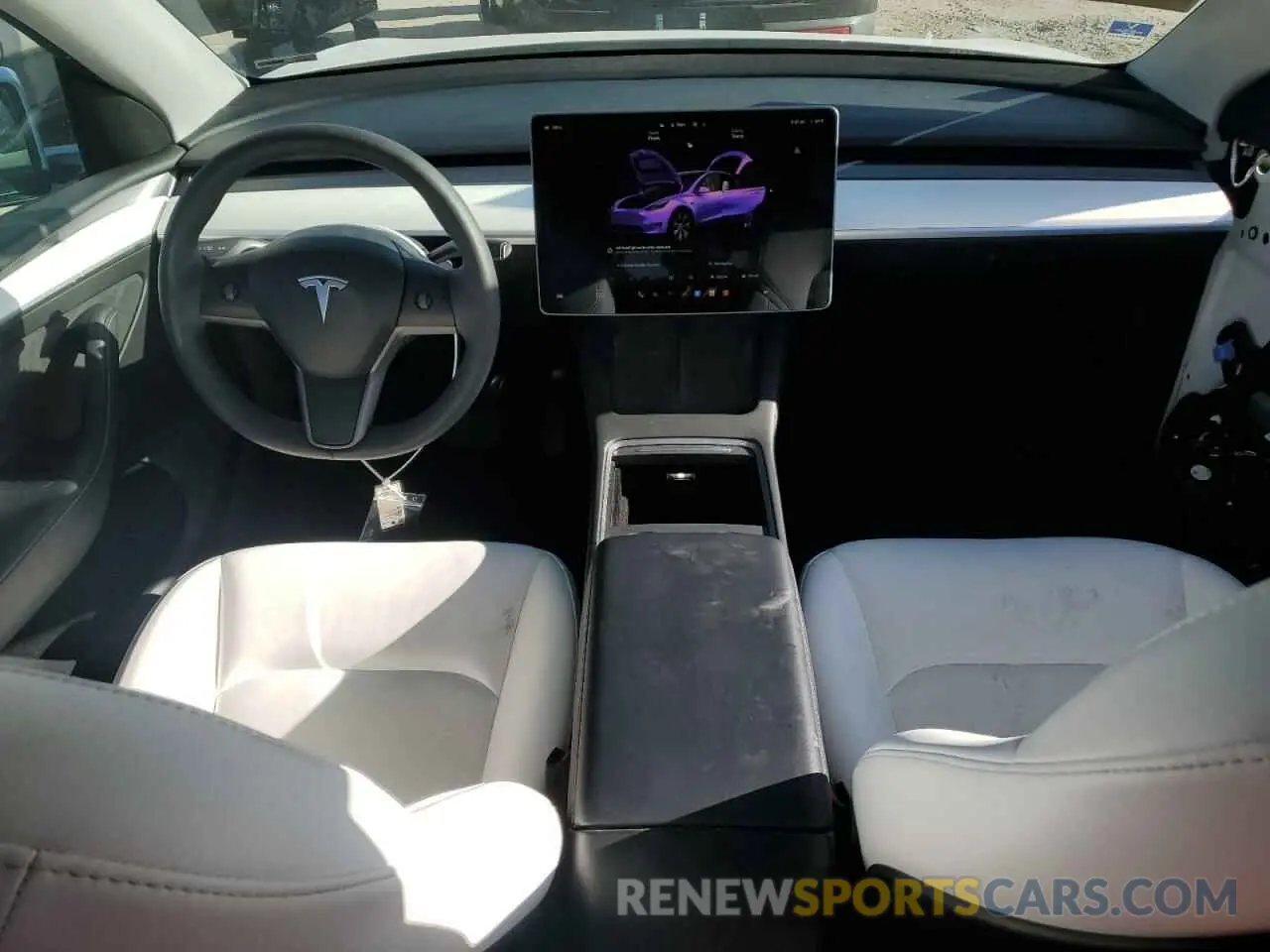 8 Photograph of a damaged car 7SAYGDEE8NF515141 TESLA MODEL Y 2022