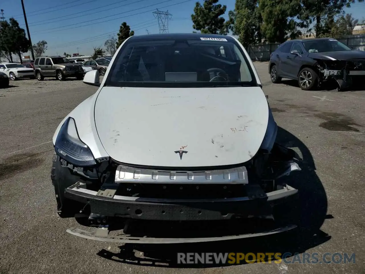 5 Photograph of a damaged car 7SAYGDEE8NF551850 TESLA MODEL Y 2022