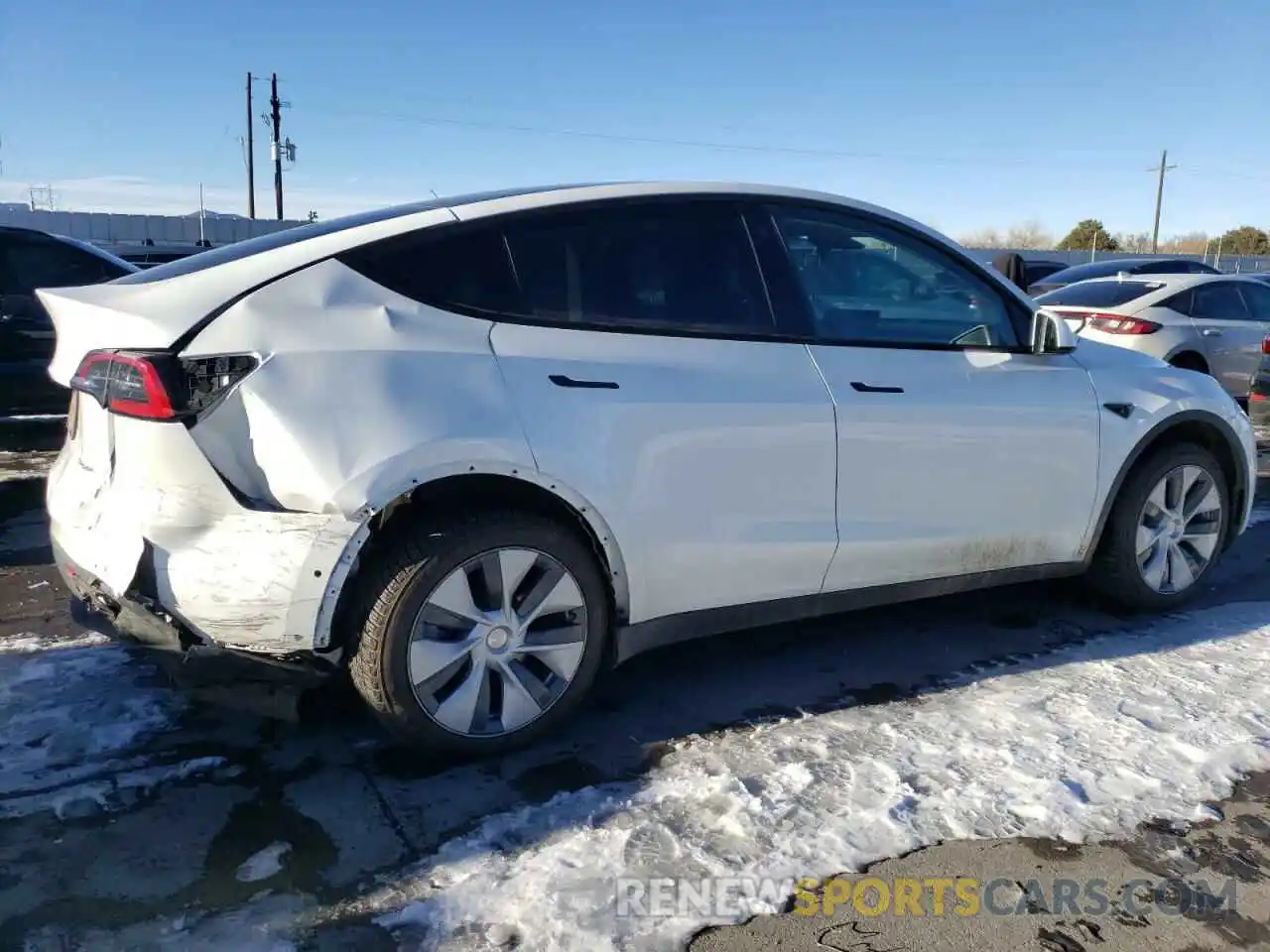 3 Photograph of a damaged car 7SAYGDEE9NA010187 TESLA MODEL Y 2022