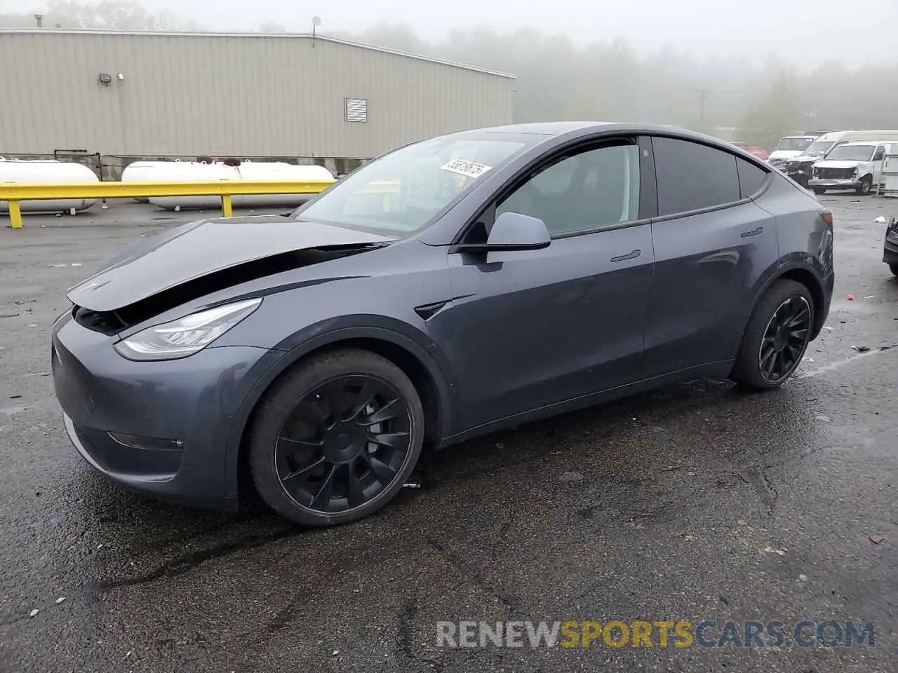 1 Photograph of a damaged car 7SAYGDEE9NF314154 TESLA MODEL Y 2022