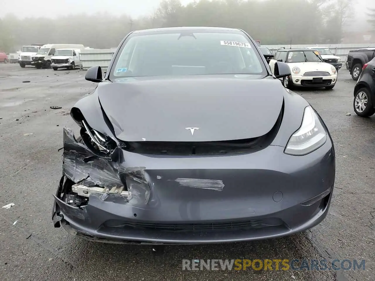 5 Photograph of a damaged car 7SAYGDEE9NF314154 TESLA MODEL Y 2022