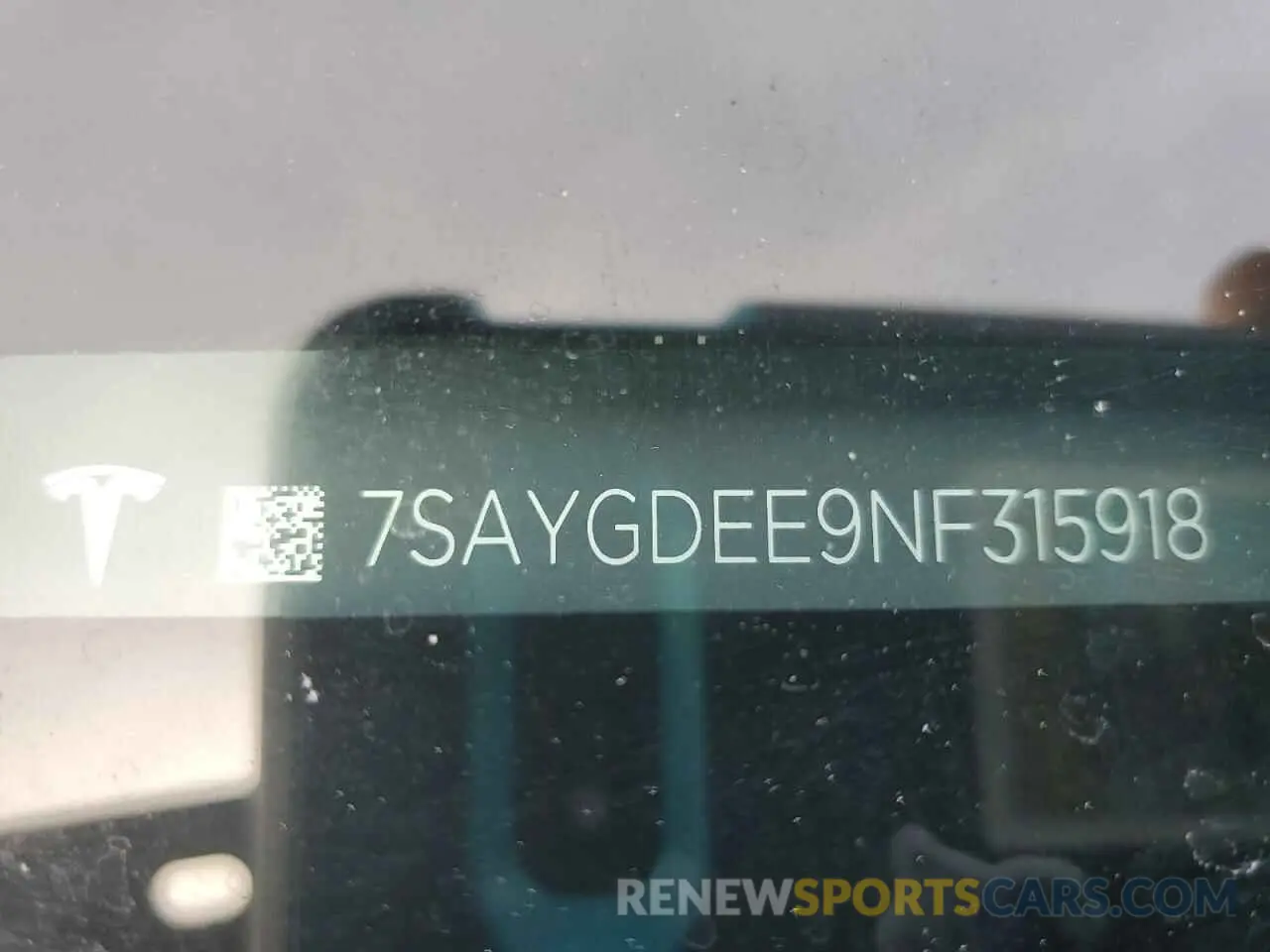 14 Photograph of a damaged car 7SAYGDEE9NF315918 TESLA MODEL Y 2022