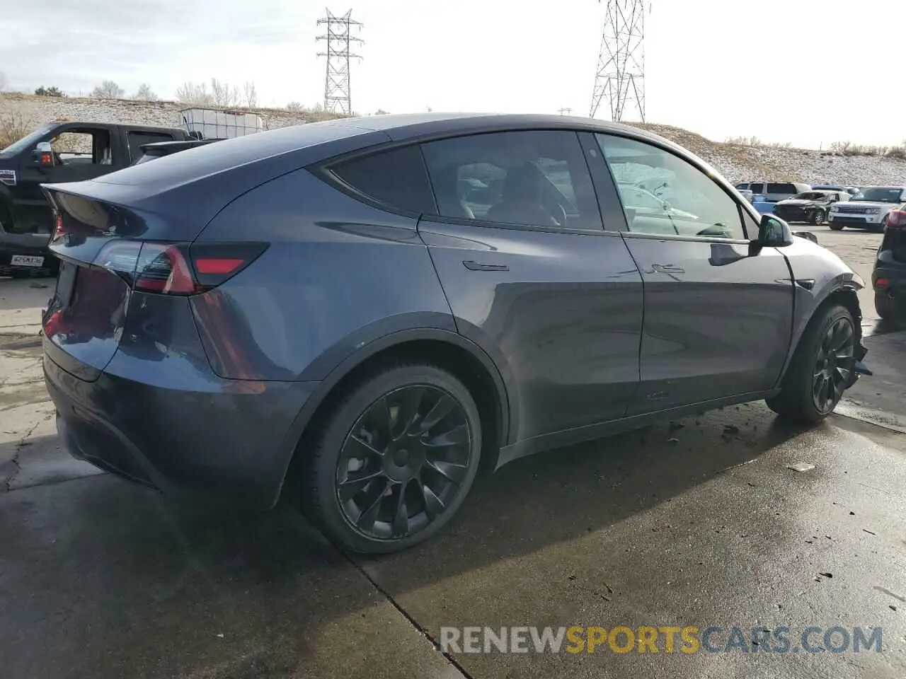 3 Photograph of a damaged car 7SAYGDEE9NF315918 TESLA MODEL Y 2022