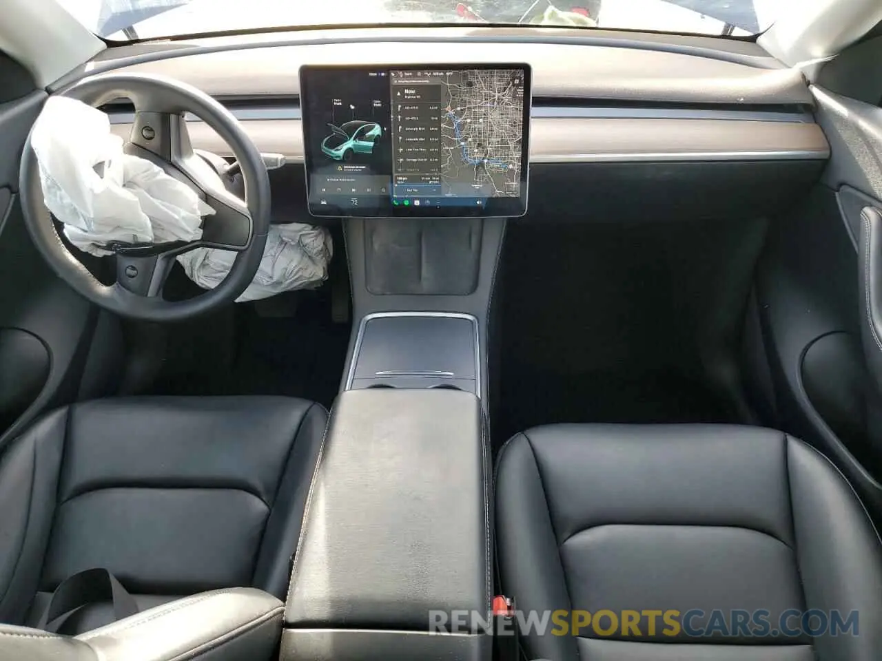 8 Photograph of a damaged car 7SAYGDEE9NF315918 TESLA MODEL Y 2022