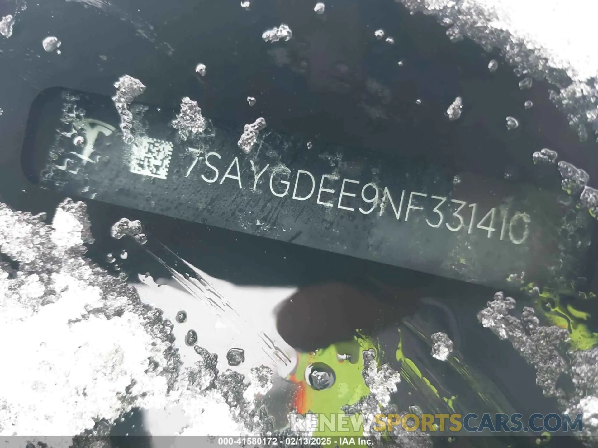 9 Photograph of a damaged car 7SAYGDEE9NF331410 TESLA MODEL Y 2022