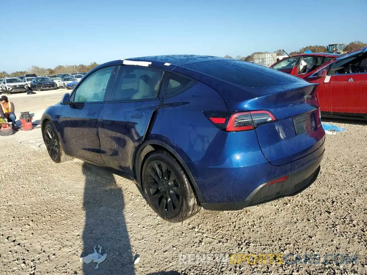 2 Photograph of a damaged car 7SAYGDEE9NF381854 TESLA MODEL Y 2022