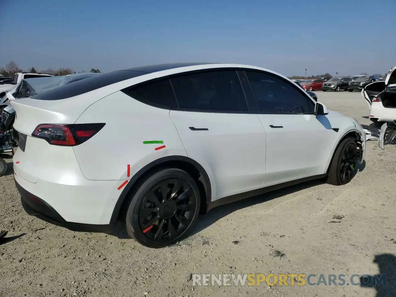 3 Photograph of a damaged car 7SAYGDEE9NF411550 TESLA MODEL Y 2022
