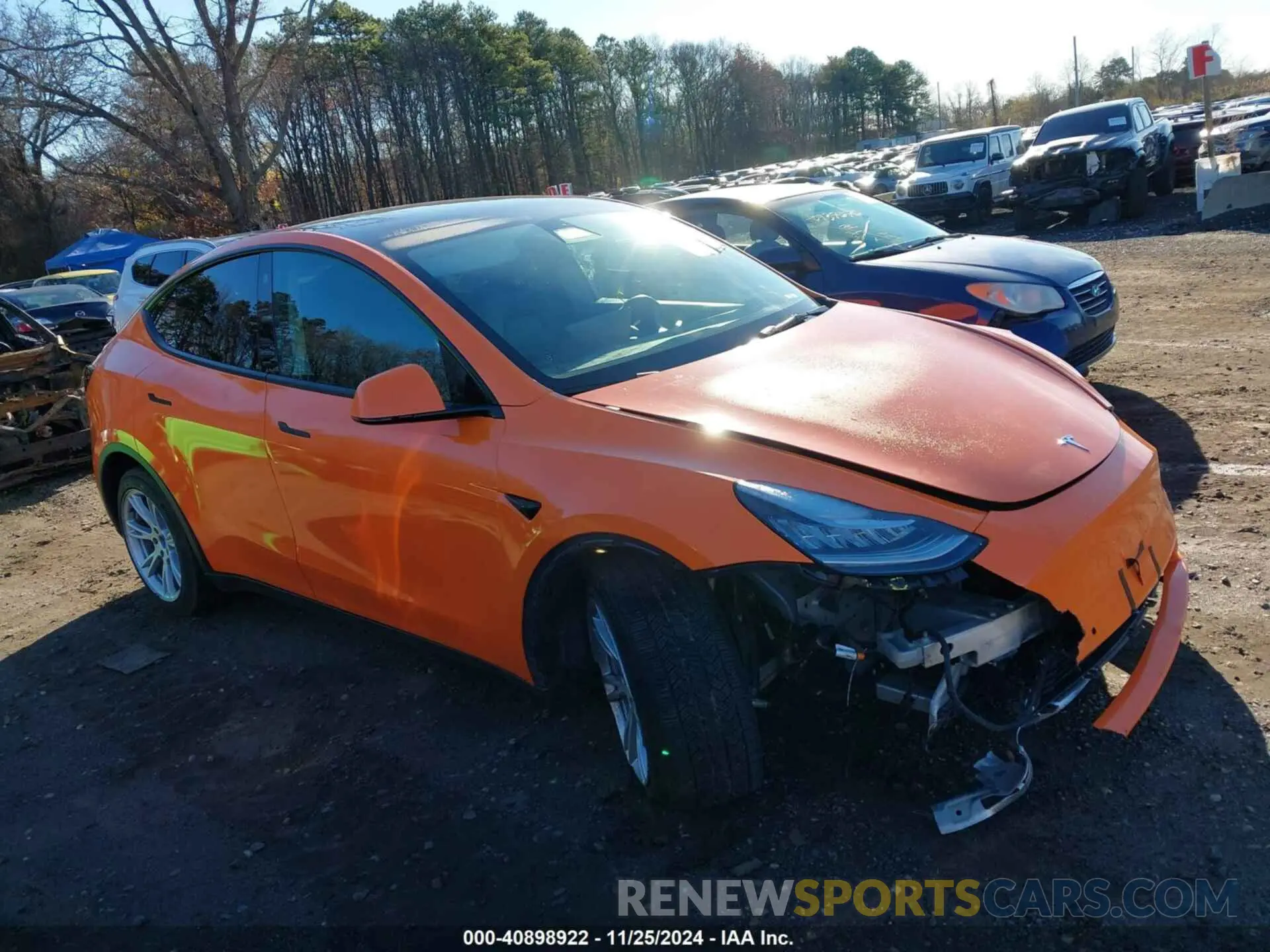 13 Photograph of a damaged car 7SAYGDEE9NF419986 TESLA MODEL Y 2022