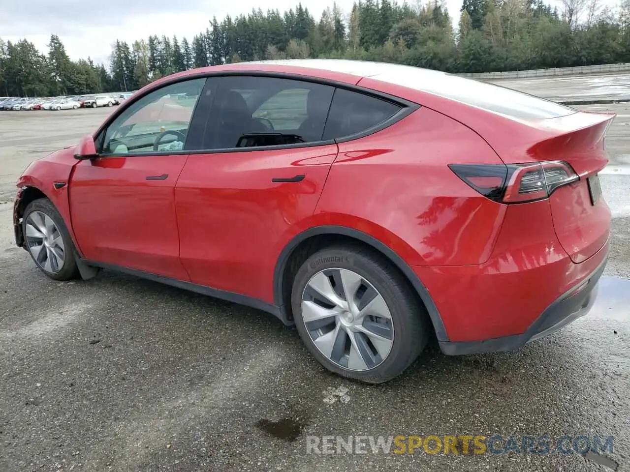 2 Photograph of a damaged car 7SAYGDEE9NF422175 TESLA MODEL Y 2022