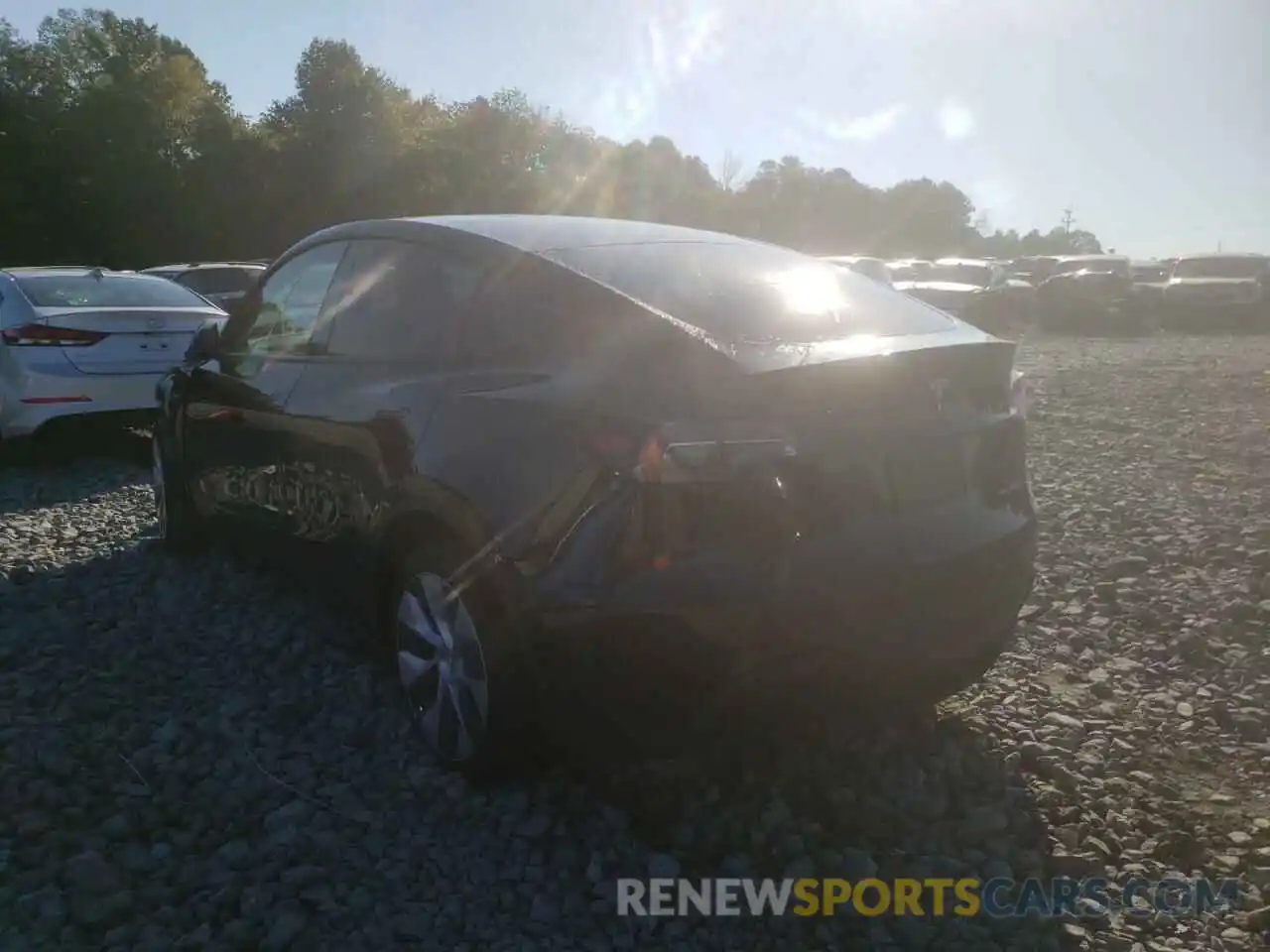 3 Photograph of a damaged car 7SAYGDEE9NF427750 TESLA MODEL Y 2022