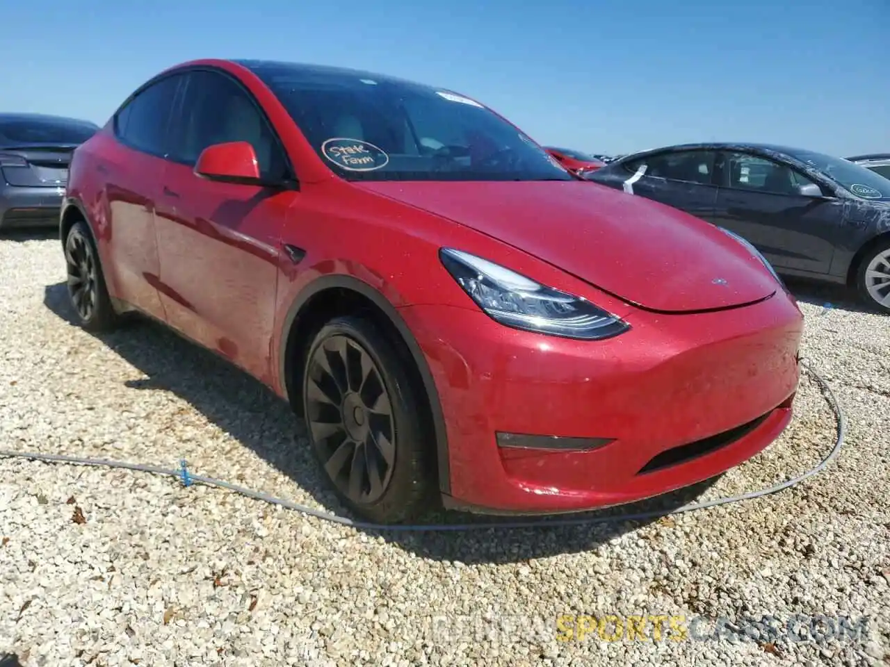 1 Photograph of a damaged car 7SAYGDEE9NF431099 TESLA MODEL Y 2022