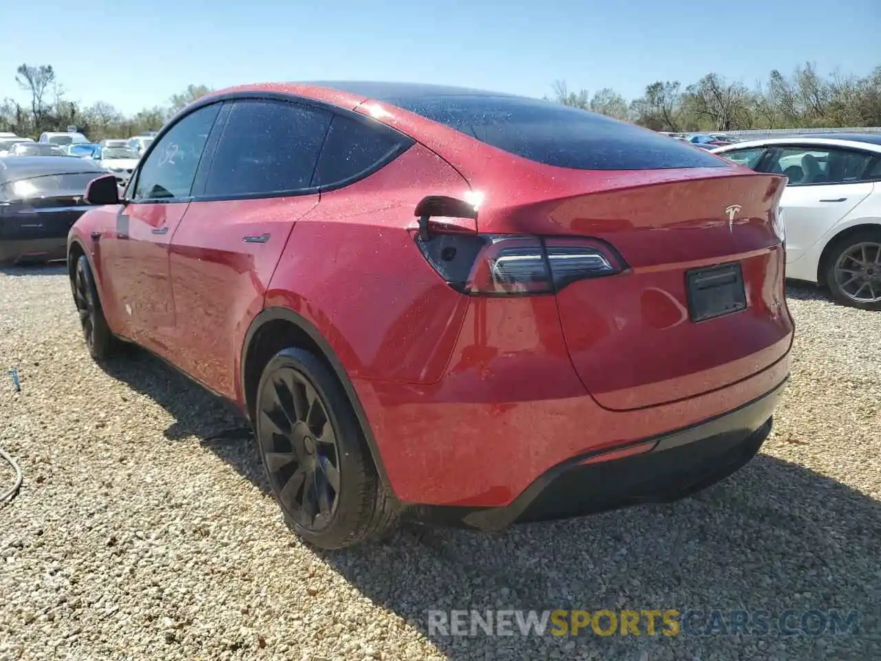 3 Photograph of a damaged car 7SAYGDEE9NF431099 TESLA MODEL Y 2022