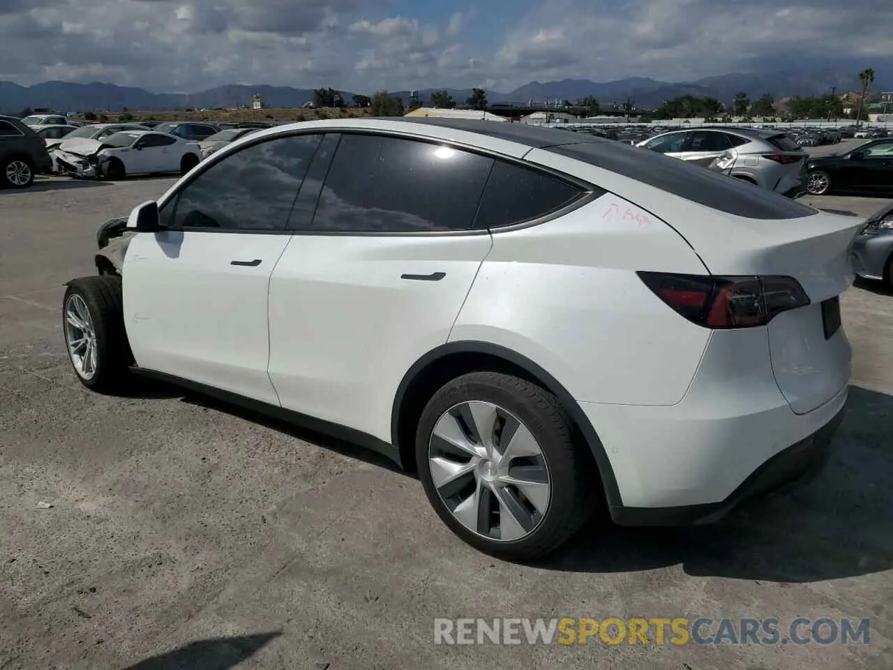 2 Photograph of a damaged car 7SAYGDEE9NF434908 TESLA MODEL Y 2022