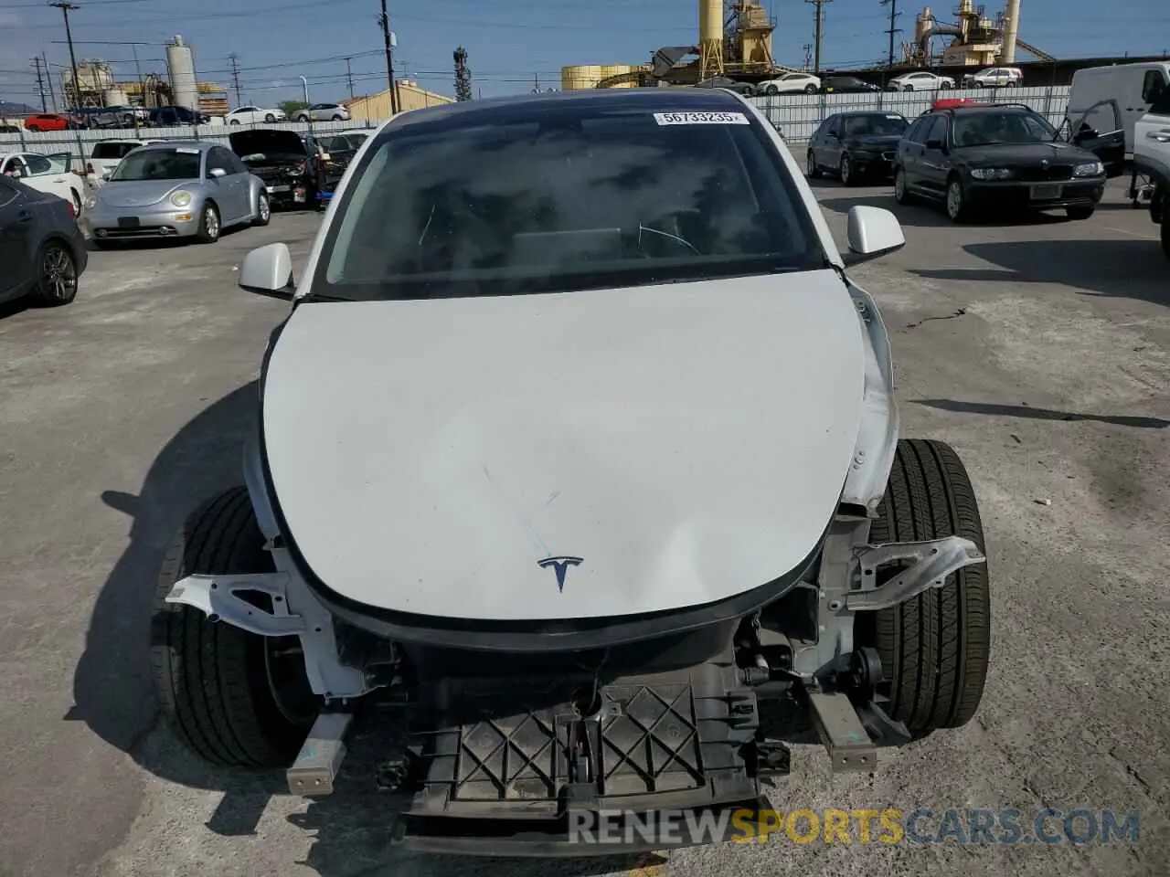 5 Photograph of a damaged car 7SAYGDEE9NF434908 TESLA MODEL Y 2022