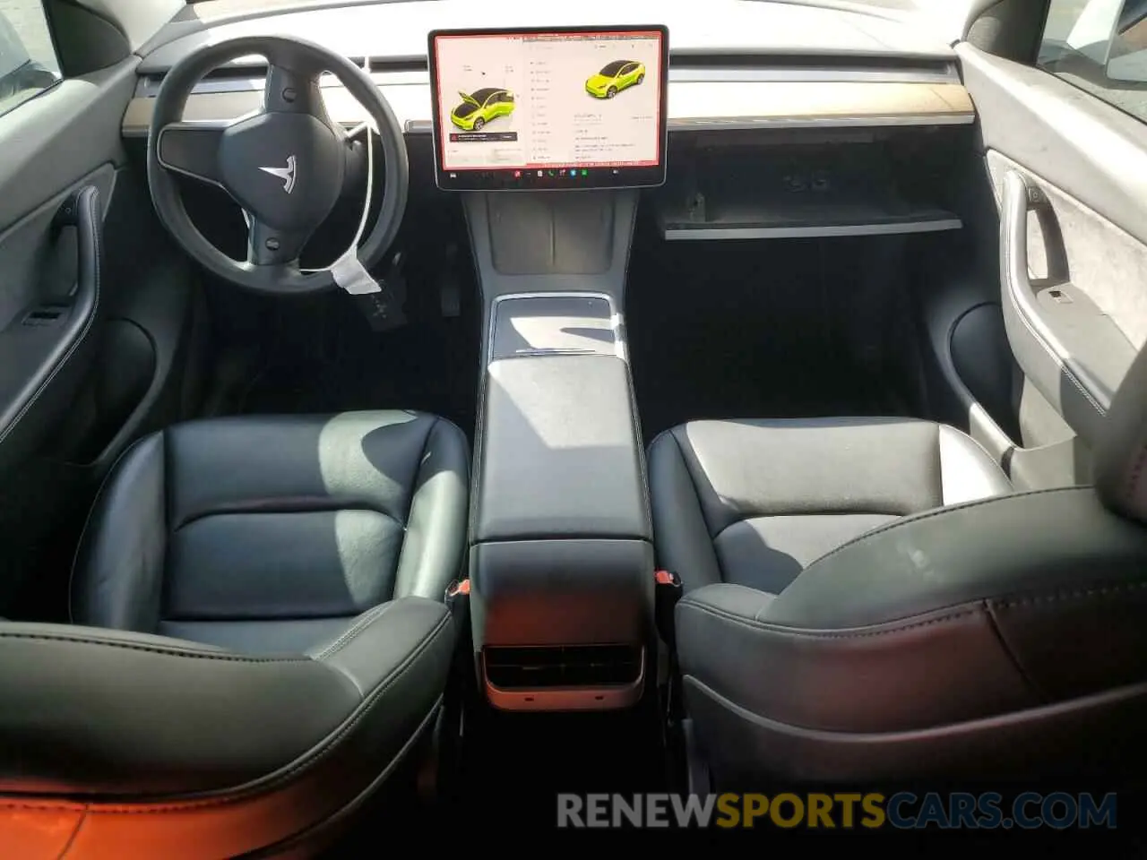 8 Photograph of a damaged car 7SAYGDEE9NF434908 TESLA MODEL Y 2022