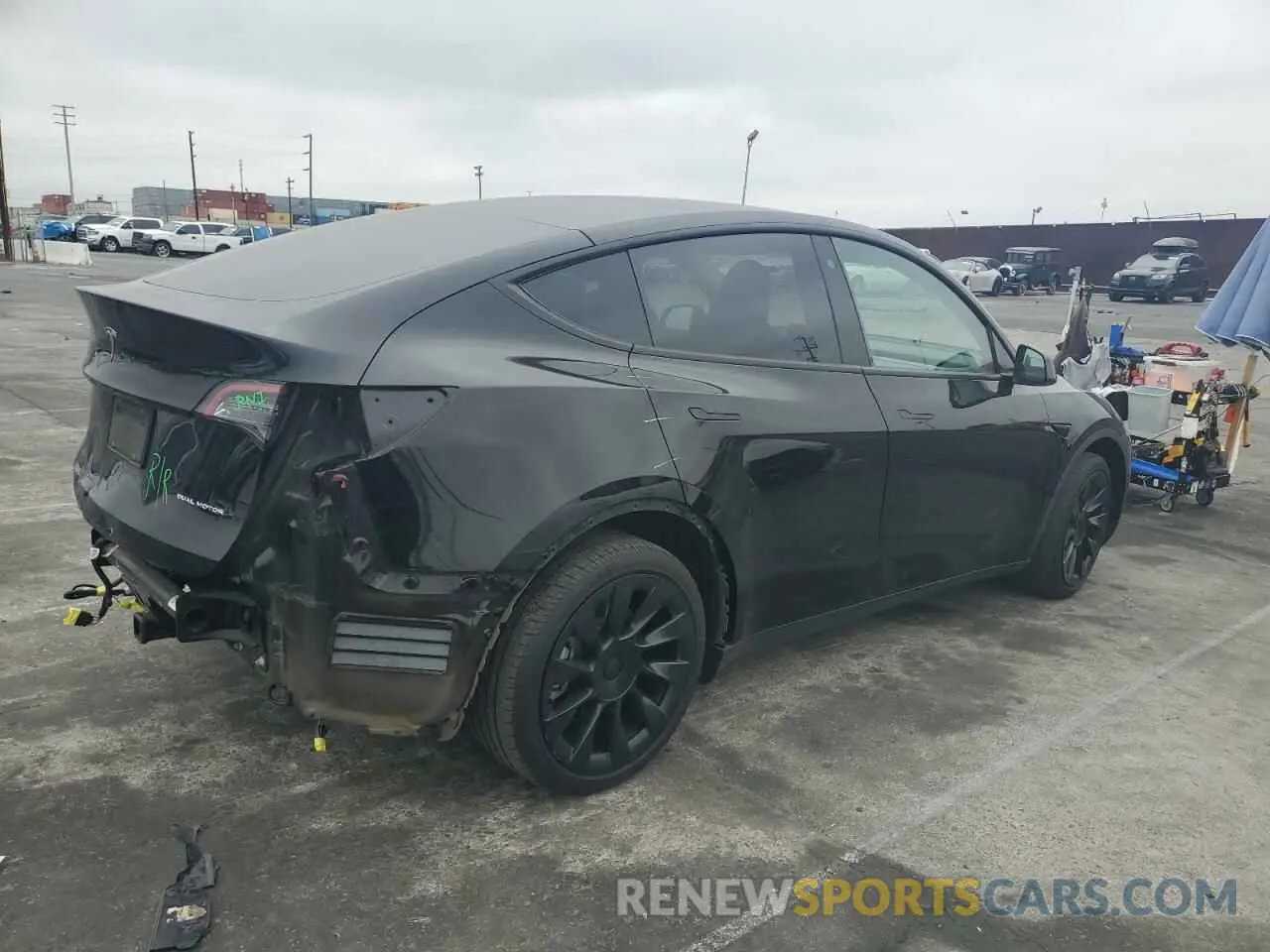 3 Photograph of a damaged car 7SAYGDEE9NF450350 TESLA MODEL Y 2022
