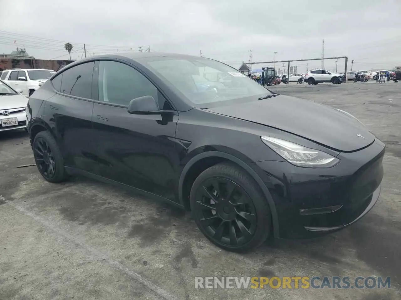 4 Photograph of a damaged car 7SAYGDEE9NF450350 TESLA MODEL Y 2022