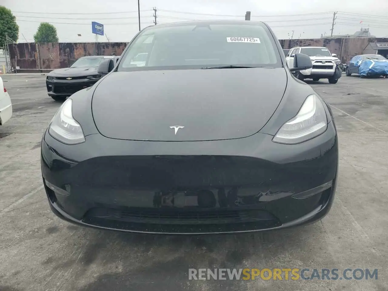5 Photograph of a damaged car 7SAYGDEE9NF450350 TESLA MODEL Y 2022