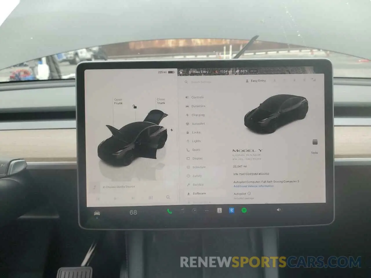 9 Photograph of a damaged car 7SAYGDEE9NF450350 TESLA MODEL Y 2022