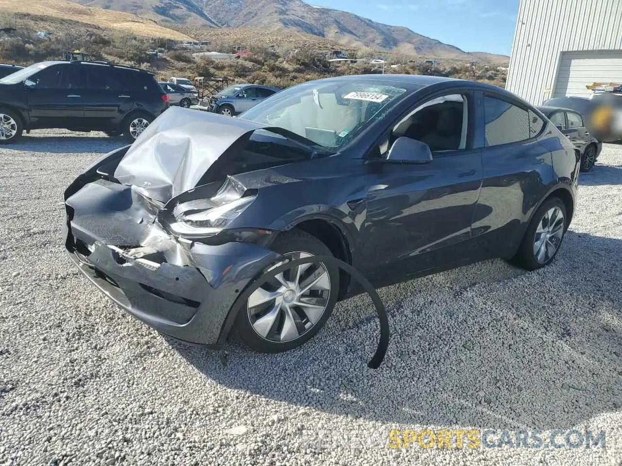 1 Photograph of a damaged car 7SAYGDEE9NF453779 TESLA MODEL Y 2022