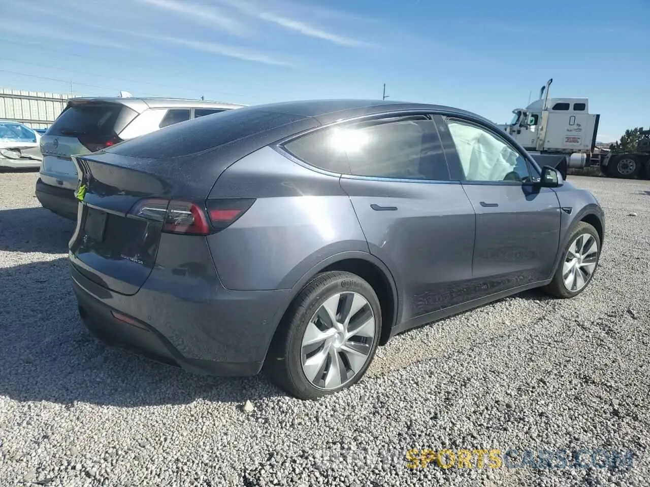 3 Photograph of a damaged car 7SAYGDEE9NF453779 TESLA MODEL Y 2022