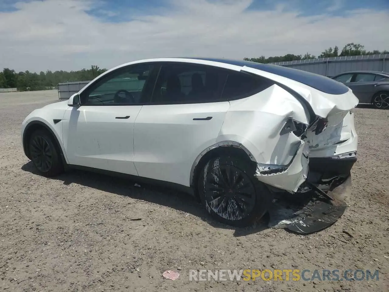 2 Photograph of a damaged car 7SAYGDEE9NF455614 TESLA MODEL Y 2022