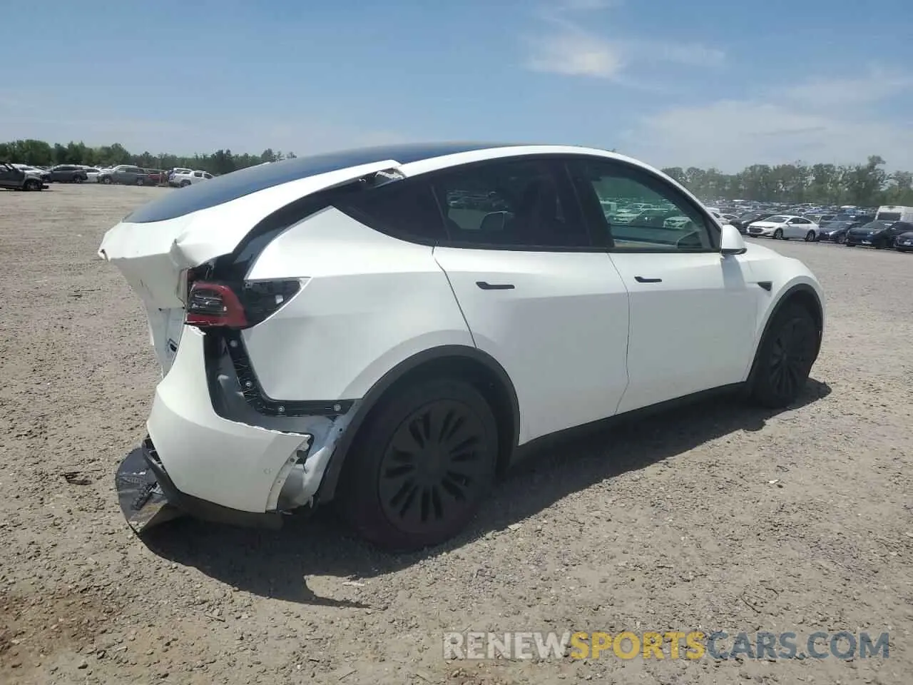 3 Photograph of a damaged car 7SAYGDEE9NF455614 TESLA MODEL Y 2022